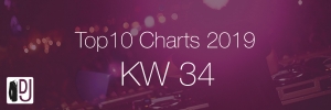 DJ Service Agentur Hamburg Top 10 Charts 2019 KW34