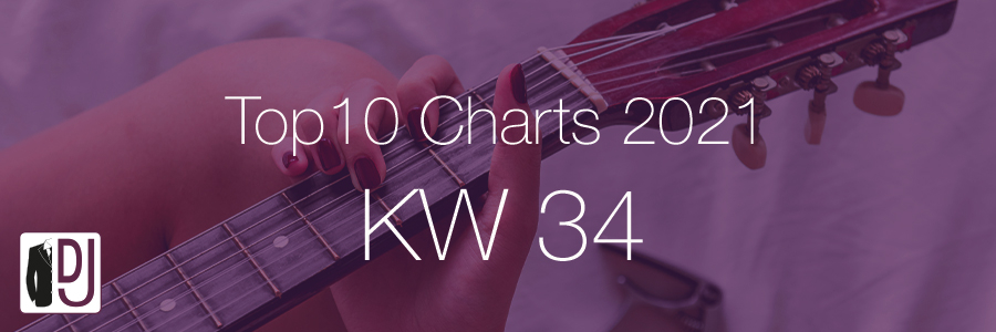 DJ Service Agentur Hamburg Top 10 Charts 2021 KW34