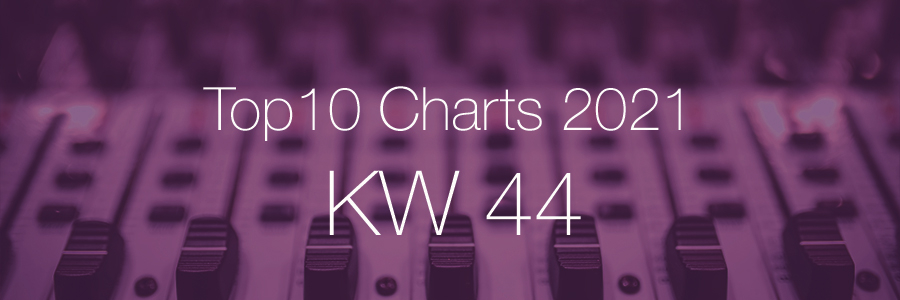 DJ Service Agentur Hamburg Top 10 Charts 2021 KW44