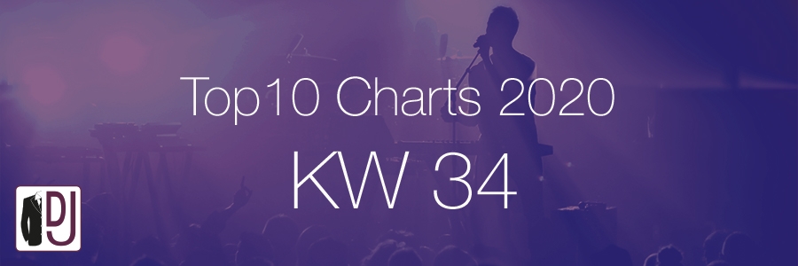 DJ Service Agentur Hamburg Top 10 Charts 2020 KW34